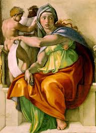Image result for Michelangelo The Delphic Sibyl
