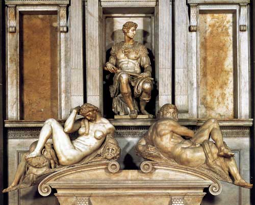 Tomb of Giuliano by Michelangelo